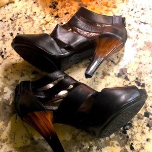 Soft comfortable dress open toe heels